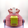 Minty Drop leakproof flip-top lid with built-in straw