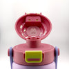 Minty Drop leakproof flip-top lid with built-in straw